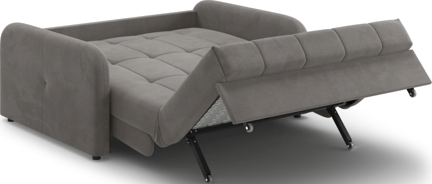 Диван прямой Гаспар 140, модель 045, Happy 927 (серый)