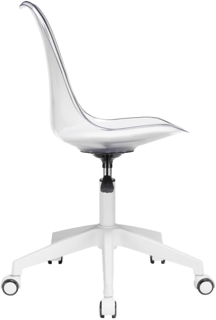 Компьютерное кресло Kolin, с подушкой, clear / white