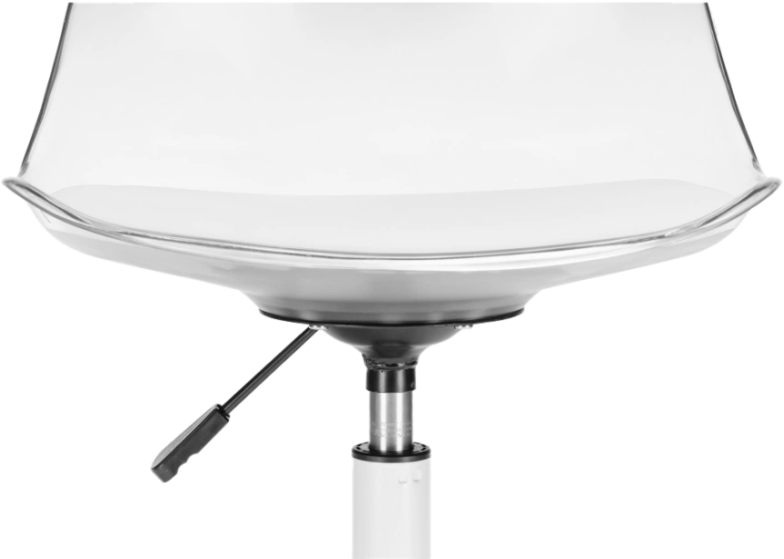 Компьютерное кресло Kolin, с подушкой, clear / white