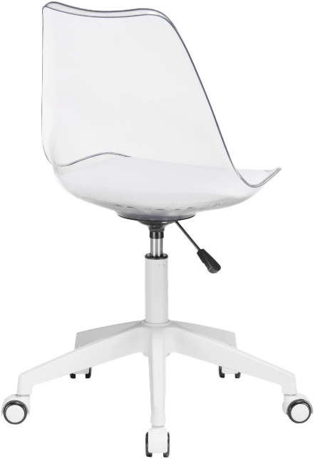 Компьютерное кресло Kolin, с подушкой, clear / white