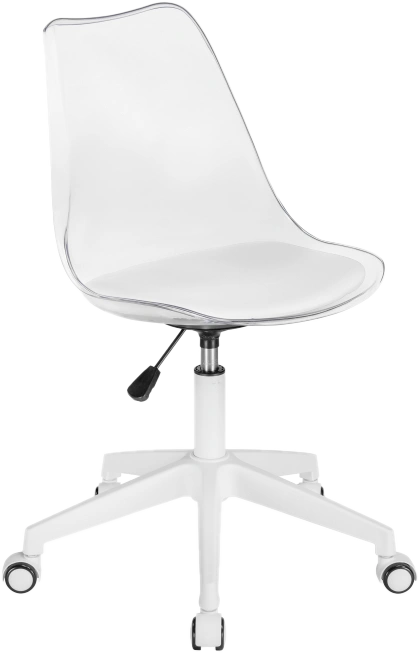 Компьютерное кресло Kolin, с подушкой, clear / white