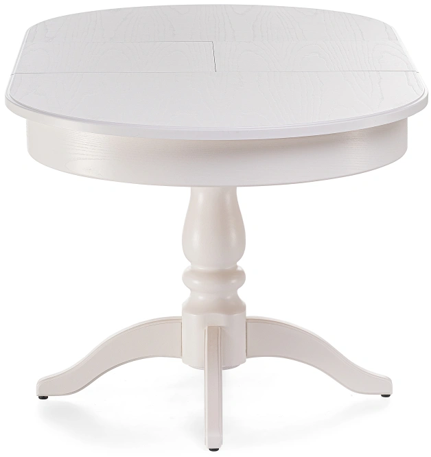 Кухонный раздвижной стол Сайрус, 120(160)х84х76, молочный