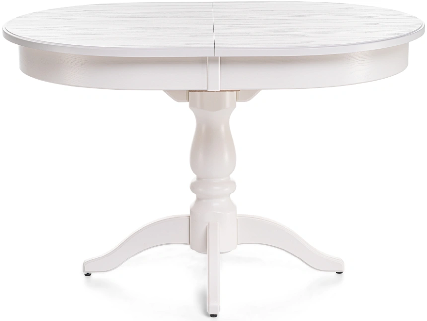 Кухонный раздвижной стол Сайрус, 120(160)х84х76, молочный