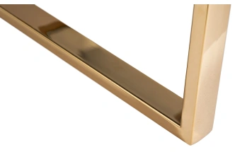 Стеллаж 47ED-00401, со стеклянными полками, золото