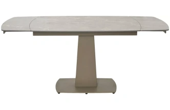 Кухонный раздвижной стол Balde 120, Matt Latte Stone Solid Ceramic, Taupe