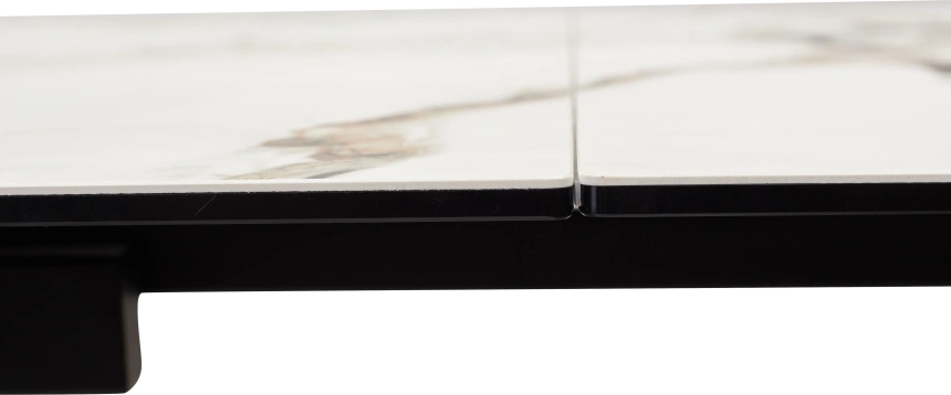 Кухонный стол раздвижной Ivar 180, Marbles KL-188 Контрастный мрамор, итальянская керамика