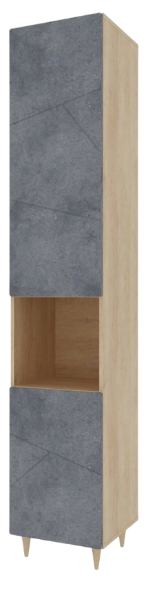 Модульная детская спальня Киото, дуб небраска / бетон тёмный