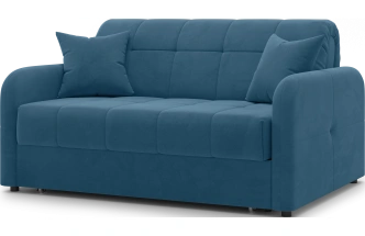 Диван прямой Гаспар 140, модель 045, Happy 792 (голубой)