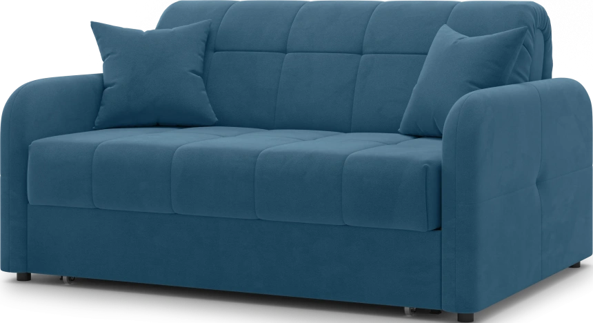 Диван прямой Гаспар 140, модель 045, Happy 792 (голубой)