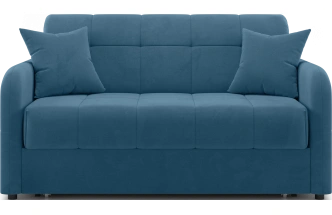 Диван прямой Гаспар 140, модель 045, Happy 792 (голубой)