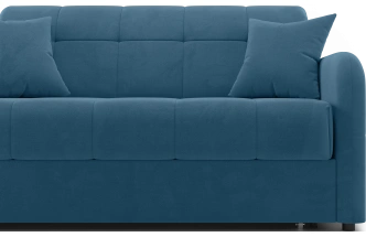 Диван прямой Гаспар 140, модель 045, Happy 792 (голубой)