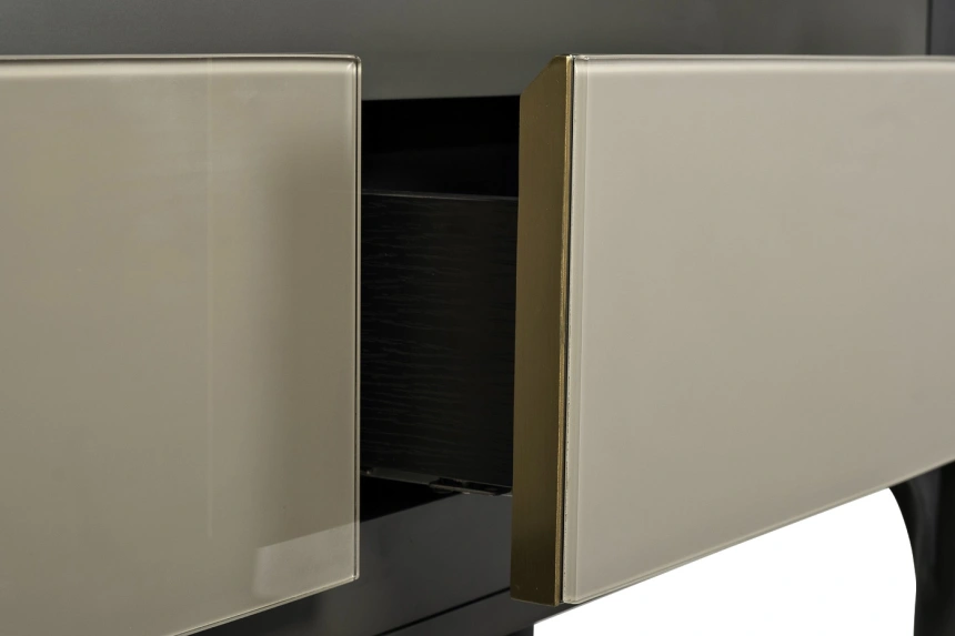 Туалетный столик Grimaldi, с ящиками, черный