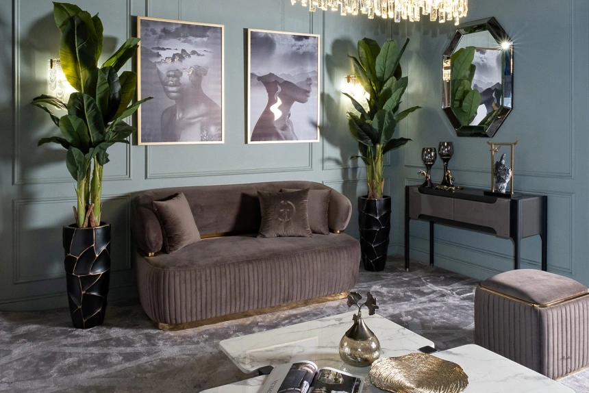 Туалетный столик Grimaldi, с ящиками, черный