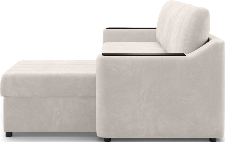 Диван угловой Мурано, модель 101, Maxx 100 (бежевый) / венге