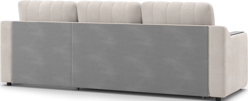 Диван угловой Мурано, модель 101, Maxx 100 (бежевый) / венге