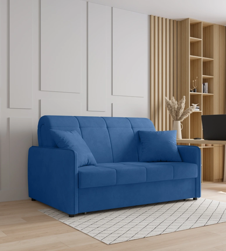 ​Диван прямой Монако 160, модель 068, Balance 784​ (синий)