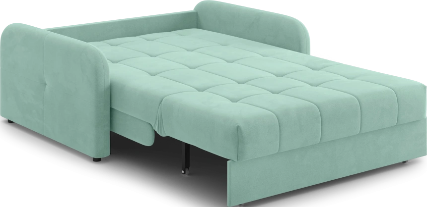 Диван прямой Гаспар 140, модель 045, Happy 690 (зелёный)