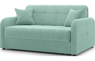 Диван прямой Гаспар 140, модель 045, Happy 690 (зелёный)