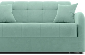 Диван прямой Гаспар 140, модель 045, Happy 690 (зелёный)