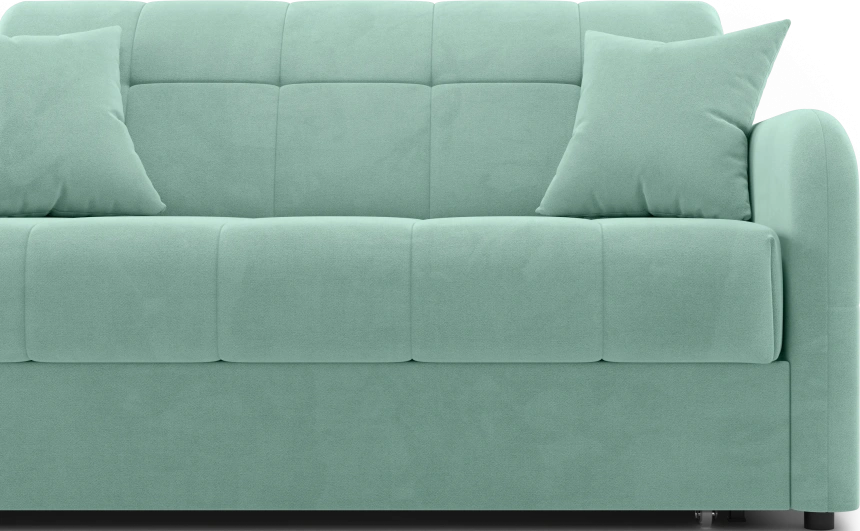 Диван прямой Гаспар 140, модель 045, Happy 690 (зелёный)