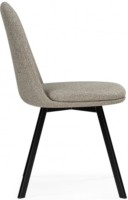 Стул Texas 2, поворотный 360, латте / черный