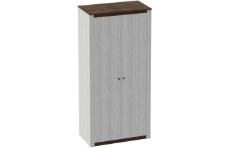 Шкаф двухдверный Даллас, распашной для одежды, дуб винтерберг / таксония