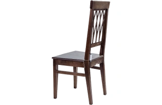 Стул Кристиан, деревянный, жесткий, орех темный