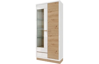 Модульная гостиная Балтимор 1, дуб дикий / белый