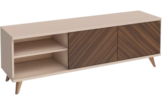 Гостиная модульная Хармони 1, Бежевый / Древесный