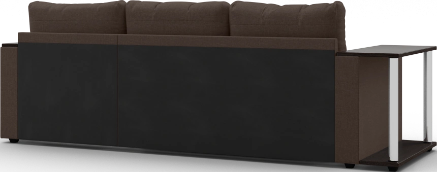 Диван угловой Атланта, модель 110, Savana Chocolate (коричневый) / ECOstile Chocolate / венге