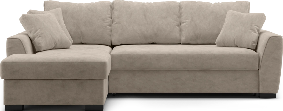 Диван угловой Като, модель 033, Germes Beige (бежевый)