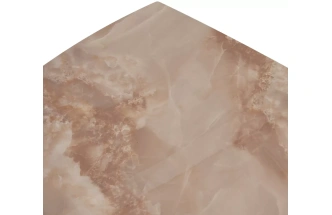 Обеденный раздвижной стол Balde 140, Gloss Amber Jade Solid Ceramic, Black