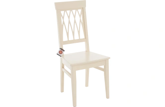 Стул Кристиан, деревянный, жесткий, слоновая кость