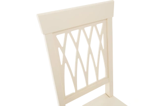 Стул Кристиан, деревянный, жесткий, слоновая кость