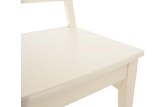 Стул Кристиан, деревянный, жесткий, слоновая кость