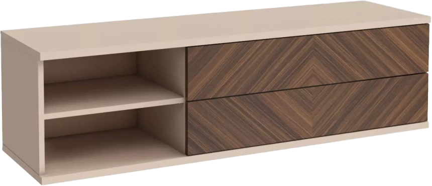 Гостиная модульная Хармони 2, Бежевый / Древесный