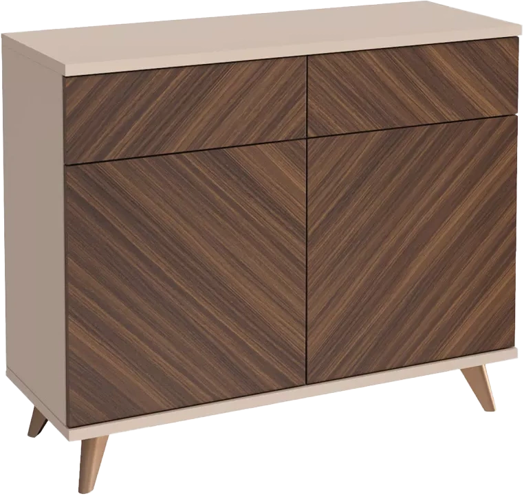 Гостиная модульная Хармони 2, Бежевый / Древесный