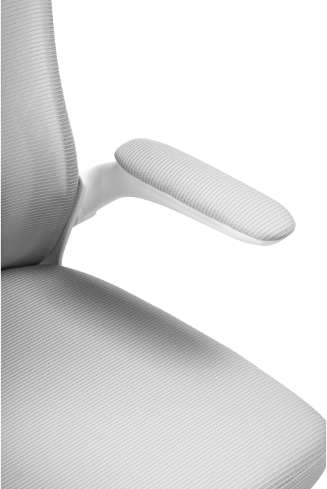 Компьютерное кресло Konfi, light gray / white