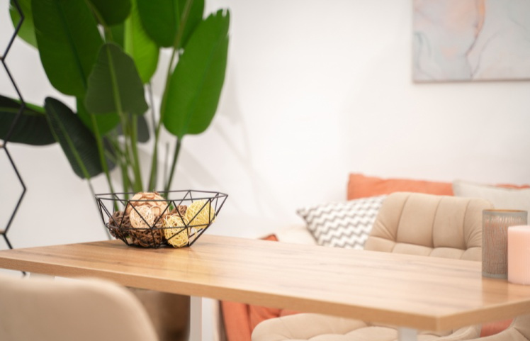 Кухонный стол Лота Лофт, 120x74, ЛДСП, дуб вотан, каркас матовый белый