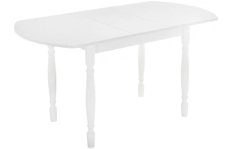Кухонный стол раздвижной Риттен 110, белый