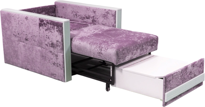 Кресло-кровать Адель 2, Краш 28, Рамух белый 