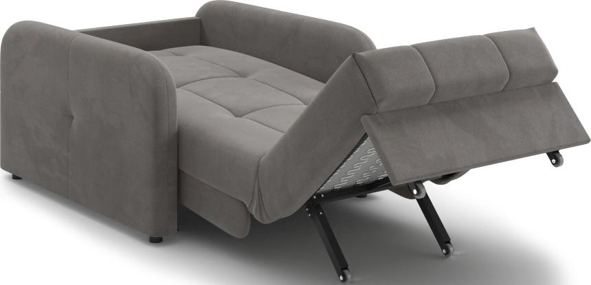 Кресло-кровать Гаспар 80, модель 045, Happy 927 (серый)