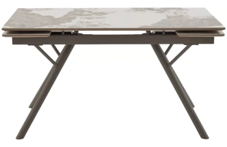 Обеденный раздвижной стол Либерти 140, Pandora, керамика, латте каркас