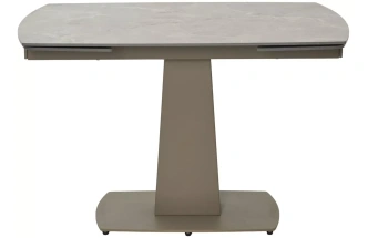 Обеденный раздвижной стол Balde 140, Matt Latte Stone Solid Ceramic, Taupe 