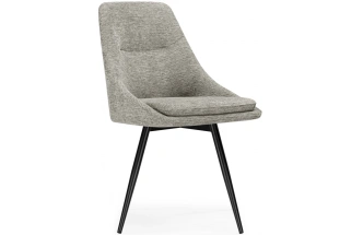 Стул Avian, вращающийся 360, светло-серый / чёрный