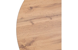 Кухонный стол Монтен 90, нераздвижной Дуб Вотан, Черный