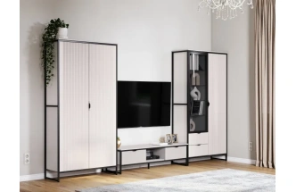 Тумба Нора, с двумя ящиками, персидский жемчуг