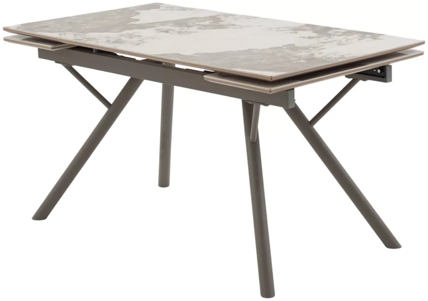 Обеденный раздвижной стол Либерти 180, Pandora, керамика, латте каркас 