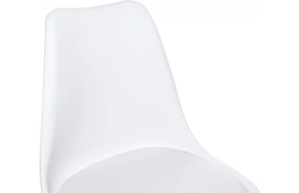 Стул поворотный Tulip, на одной ножке, белый