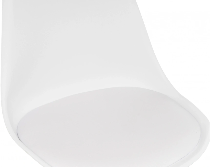 Стул поворотный Tulip, на одной ножке, белый